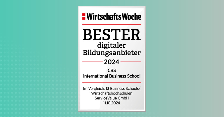 CBS International Business School - Bester digitaler Bildungsanbieter 2024