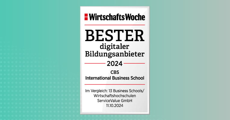 CBS International Business School - Best Digital Education Provider 2024